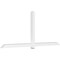 Ekena Millwork Eugene Architectural Grade PVC Gable Bracket, 108"W x 45"H x 4"D x 4"F, 10/12 Pitch GBP108X45X0404EUG00 - alternate 1